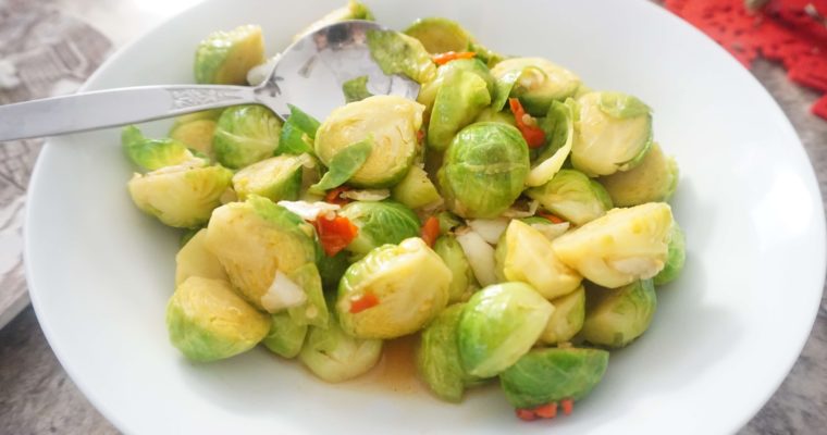 <center> Thai Stir Fried Brussel Sprouts Recipe </center>